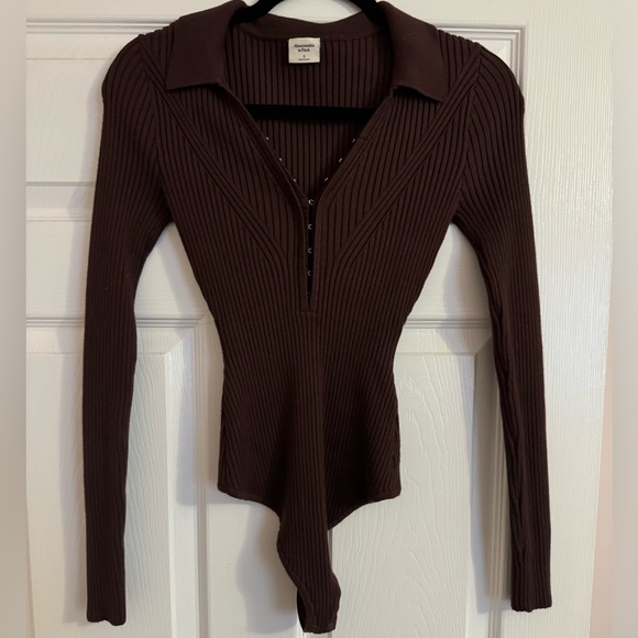 A&F Ribbed Bodysuit 🤎 - Picture 4 of 4